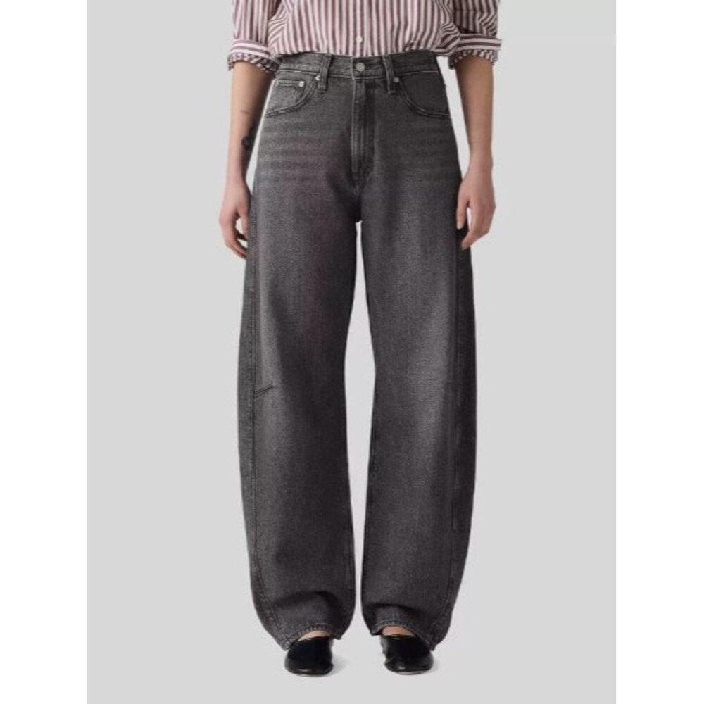 Levi's Women's Straight Leg Wide Gray Jeans
